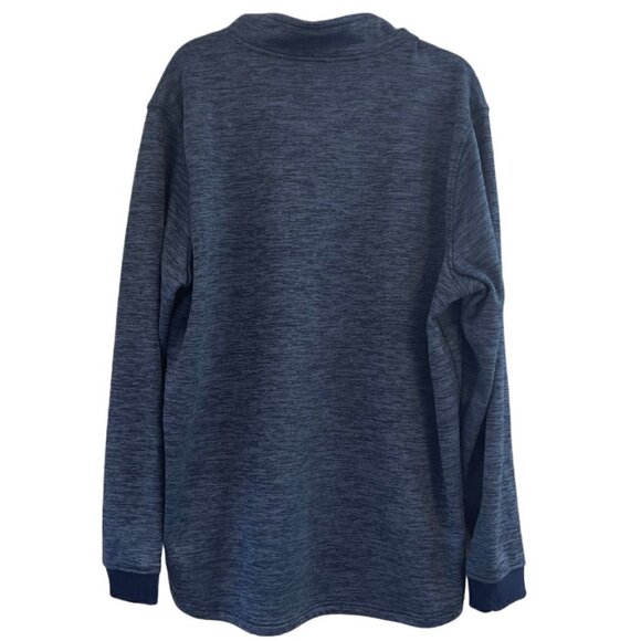 Men's Under Armour Blue 1/2 Zip Fleece Size XXL - Picture 4 of 5